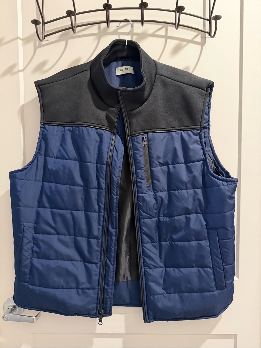 Men's Navy Quilted Puffer Vest